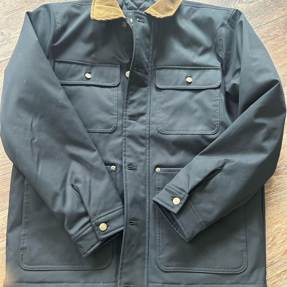 Hollister men’s medium barn coat big pockets like new